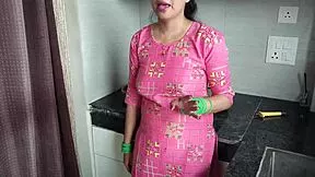 stepmom's juicy ass bent over kitchen counter stepson fucks her hard to screaming orgasm hindi dirty talk