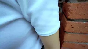 whoa schoolgirl sneaks to patio sucking student cock gets skirt creampied then heads to class 😏🍆💦