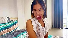 petite thai girl screams loud as she cums hard from fast rough fucking