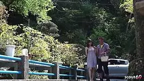 oh man, watching these two asian teen couples swap girlfriends for wild swinger orgy on holiday was insane