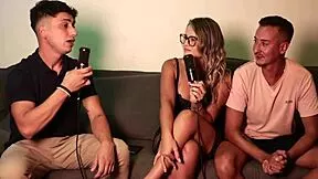 bruna carlos bares it all in sheer red on michael douglas bora cast compilation