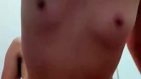 Cute Petite Teen Rides Cock Doggystyle Bent Over Cum on Ass