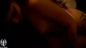 lesbian massage with friend turns into intense scissoring session