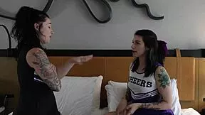 hey, ever seen a cheerleader get that atomic wedgie pull?