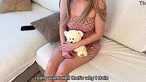 stepdad drills virgin stepdaughter's TIGHT PUSSY with deep lessons and creampie!