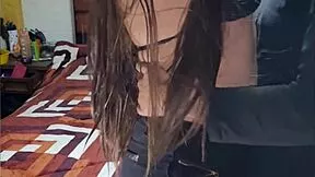 met hot 19-year-old college girl at nursing party