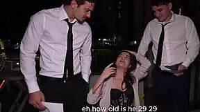 curvy leiane alexa takes double vaginal in casting interview