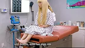 kenzie reeves squirts pussy juice all over her milf doctor during lesbian exam