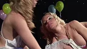 paige ashley cindy behr white lingerie blondes take fat cock ffm threesome pounding