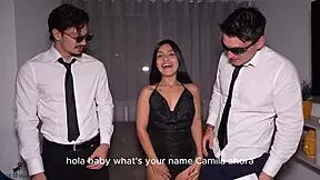 check out le iane and camila henao's wild interview turning into dvp double vaginal pounding ep 4