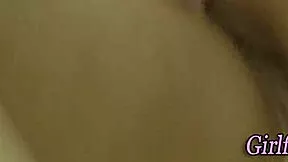 Les milf seduces teen with deep fingering and girl-on-girl play.