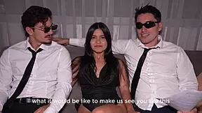 check out le iane and camila henao's wild interview turning into dvp double vaginal pounding ep 4