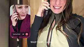 Victoria nova and gaby join luna doll for valentines threesome kissing big tits curvy