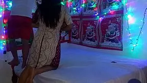 it's christmas stepdad gone so stepmom in sexy outfit we fuck excited homemade