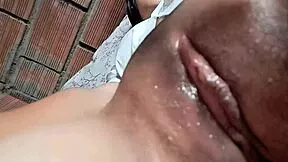 professor gives herself a creamy facial treatment before school