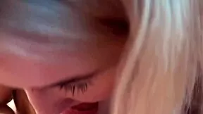 hey hot blonde russian teen slut blows rough cock in bedroom hookup