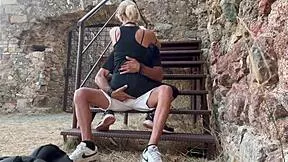 Hey we filmed this risky outdoor clip by accident and finished together quick