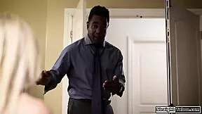 Stepdad Pounds Tied Blonde Stepdaughter Pussy Raw!