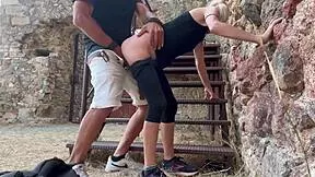 Hey we filmed this risky outdoor clip by accident and finished together quick