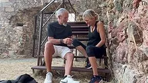 Hey we filmed this risky outdoor clip by accident and finished together quick