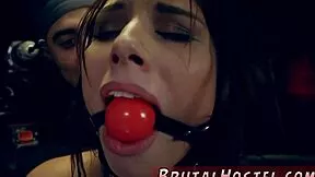 Teen girl, strip in bathroom but don't worry, we bind and dominate you for first BDSM fetish rip