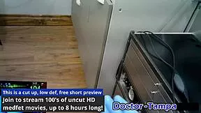 What if Dr Tampa's backstage exam reveals her shaved secrets?