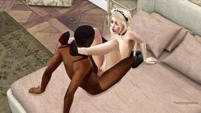 Married old man bends busty maid over for creampie doggystyle fuck