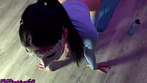 wanna see this yoga slut's huge asshole get fisted quick?