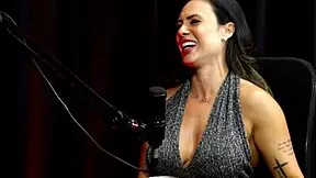 taluane boom goes bi with husband support in sheer red