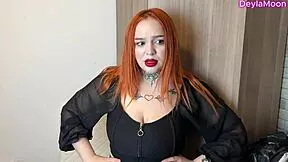 stepdad punishes sneaky redhead stepdaughter big natural tits garage dirty talk