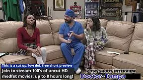 What if Dr Tampa's backstage exam reveals her shaved secrets?