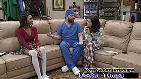 What if Dr Tampa's backstage exam reveals her shaved secrets?