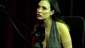 taluane boom goes bi with husband support in sheer red