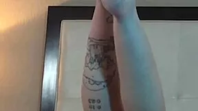 i'm eatin' this petite tatted teen's shaved wet pussy... compilation of licks!