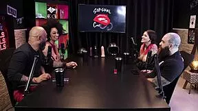 qween and iron biker share sensual outdoor moments in red sheer with toys and cuckold vibes