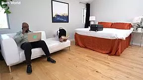 Petite blonde maid Emma Rosie ass stretched by BBC