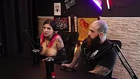 qween and iron biker share sensual outdoor moments in red sheer with toys and cuckold vibes