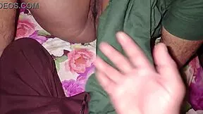 step bro sneaks in and fucks his beautiful tight stepsis pussy closeup in the bedroom while moaning loud.