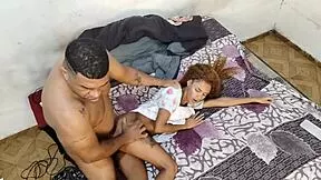 i'm poundin this latina teen's tight ass bareback til i explode inside her hole