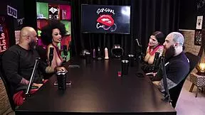 qween and iron biker share sensual outdoor moments in red sheer with toys and cuckold vibes