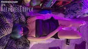 petite babe in little black dress takes random huge anal insertions like bottles cans and giant buttplug gaping wide.