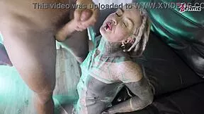 hotel slut hints at huge dick stretching her tight