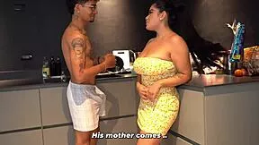 maid gives boss son titjob ass shake for raise 😈 thiago lopez issane