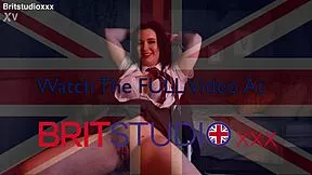 handcuffed college girl fights restraints during intense denial tease