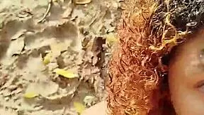 Risky beach blowjob, you love when I blast cum all over that pretty Latina face?