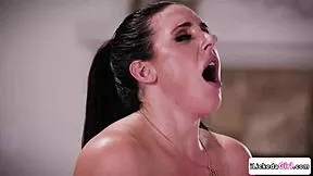 nurse let me suck those big natural tits while you lick my shaved pussy in lingerie hospital scissoring