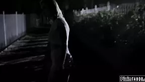 WATCH THESE PETITE BRUNETTES GIVE DEEPTHROAT BLOWJOBS IN WILD THREESOME