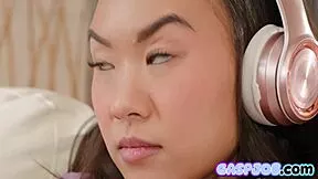 asian teen yanks stepdad's cock straight into her eager mouth?
