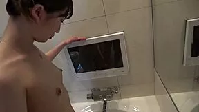 omg this japanese law girl so preety petite tits ass wow sexy...
