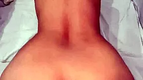 that quickie ride on big cock made her cum twice in pov creampie